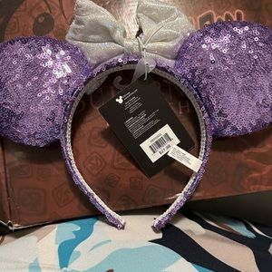 Minnie Mouse purple park mouse ears